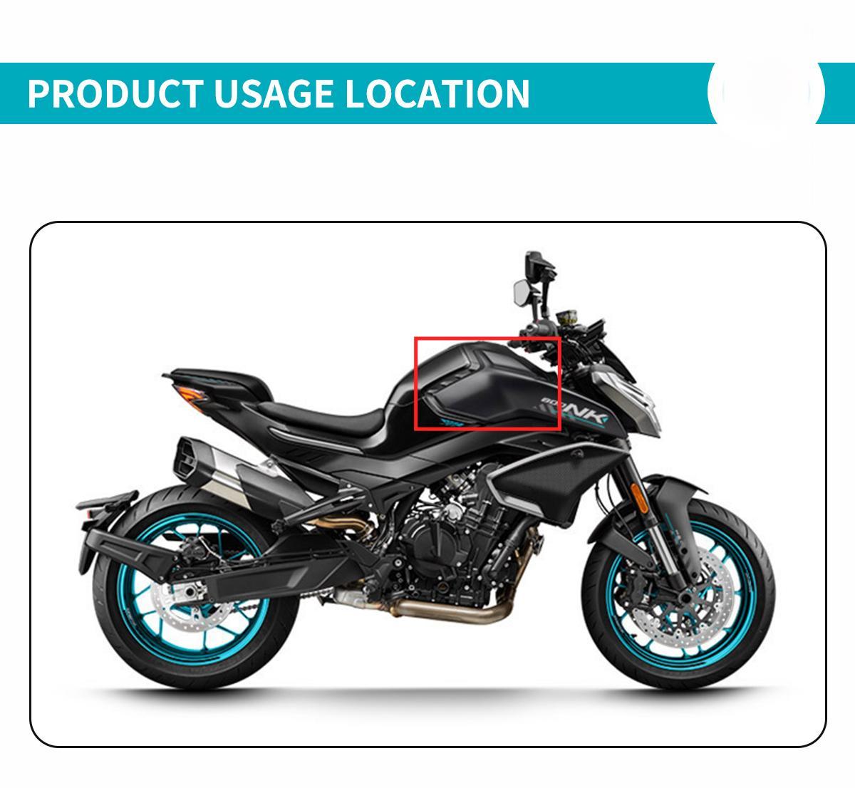 For CFMOTO 800NK L&R Fuel Tank Trim Strip CF800 NK800 Motorcycle Accessories Original Parts