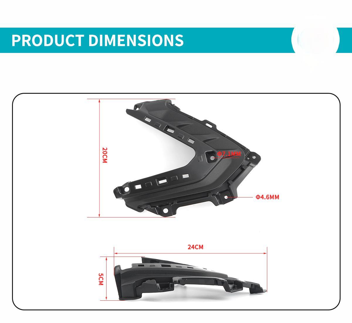 For CFMOTO 800NK L&R Fuel Tank Trim Strip CF800 NK800 Motorcycle Accessories Original Parts