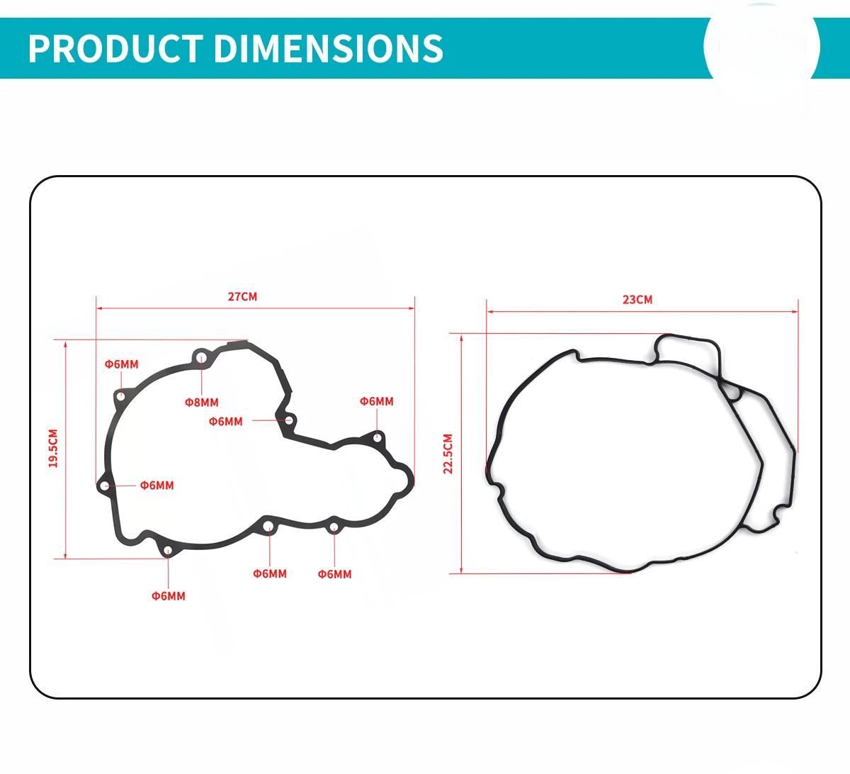 For CFMOTO 800NK Magneto Cover Gasket&Clutch Cover Gasket CF800 NK800 800NK Motorcycle Accessories Original Parts