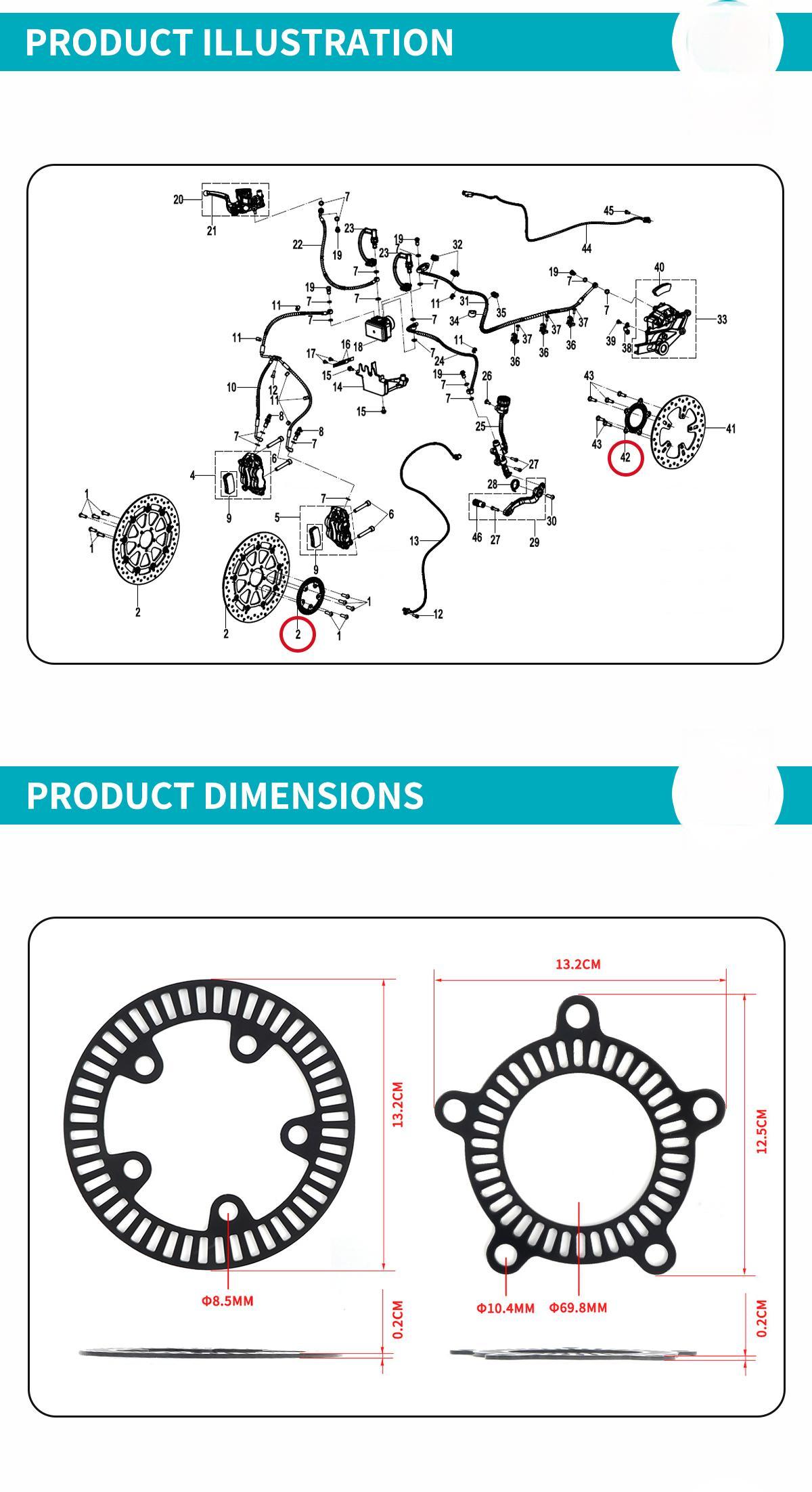 For CFMOTO 800NK Front and rear sprockets for 23-24 models CF800 NK800 Motorcycle Accessories Original Parts