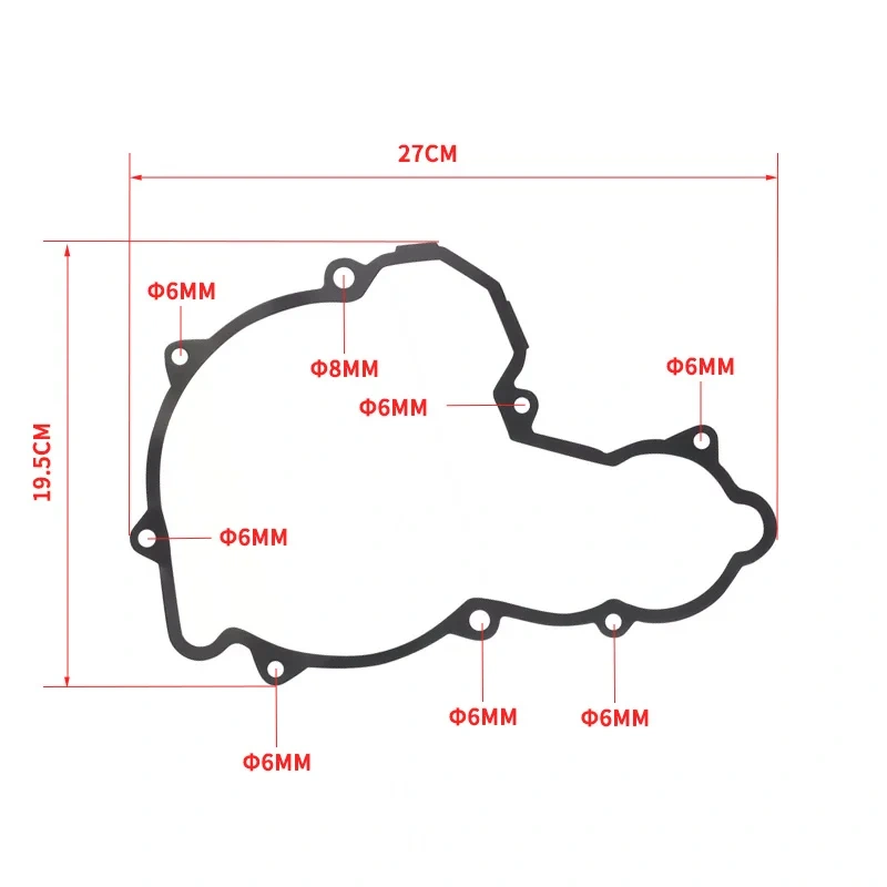 For CFMOTO 800NK Magneto Cover Gasket&Clutch Cover Gasket CF800 NK800 800NK Motorcycle Accessories Original Parts