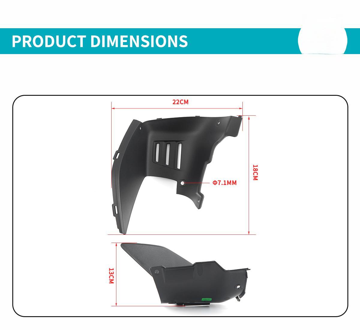 For CFMOTO 800NK L&R Front Decorative Panel of Fuel Tank CF800 NK800 Motorcycle Accessories Original Parts