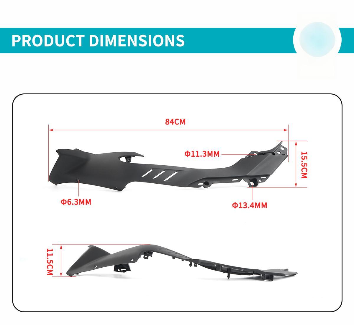 For CFMOTO 800NK L&R Rear Decorative Panel of Vehicle Body NK800 CF800 Motorcycle Accessories Original Parts