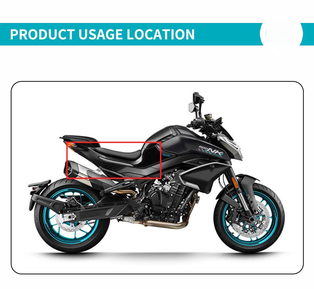 For CFMOTO 800NK L&R Rear Decorative Panel of Vehicle Body NK800 CF800 Motorcycle Accessories Original Parts
