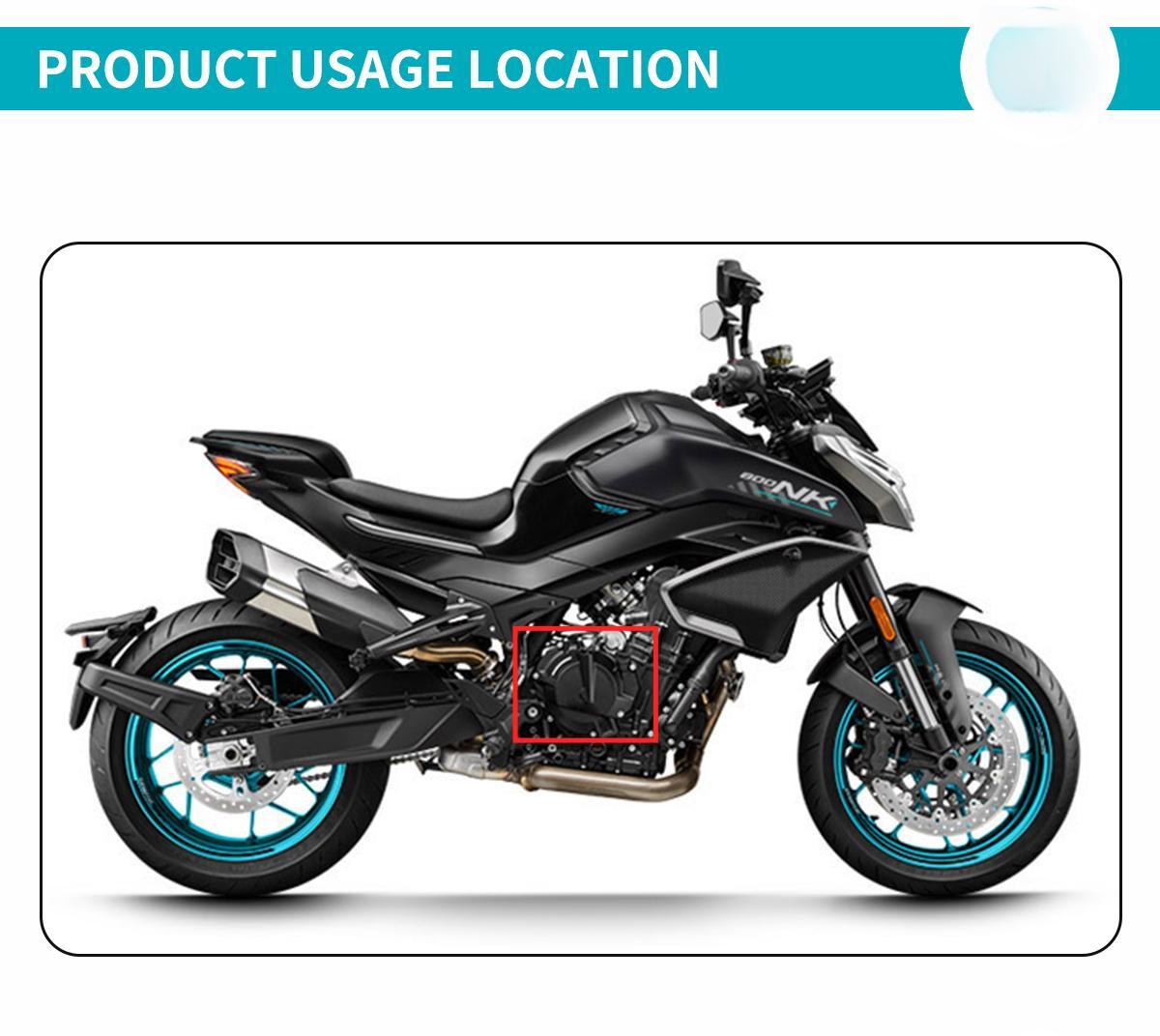 For CFMOTO 800NK Clutch Cover CF800 NK800 Clutch Protective Motorcycle Accessories Original Parts