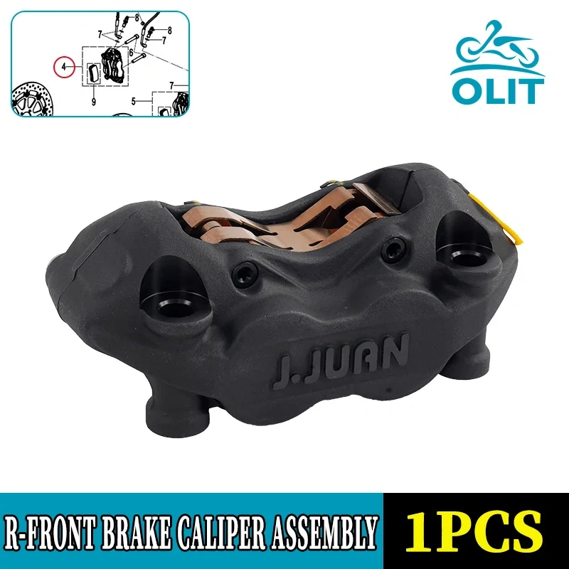 For CFMOTO 800NK L&R Front Brake Caliper Assembly CF800 NK800 Motorcycle Accessories Original Parts