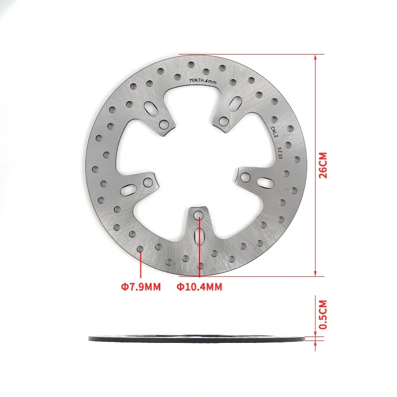 For CFMOTO 800NK 800MT-X Front and Rear Brake Discs for 23-24 Models CF800 NK800 Motorcycle Accessories Original Parts