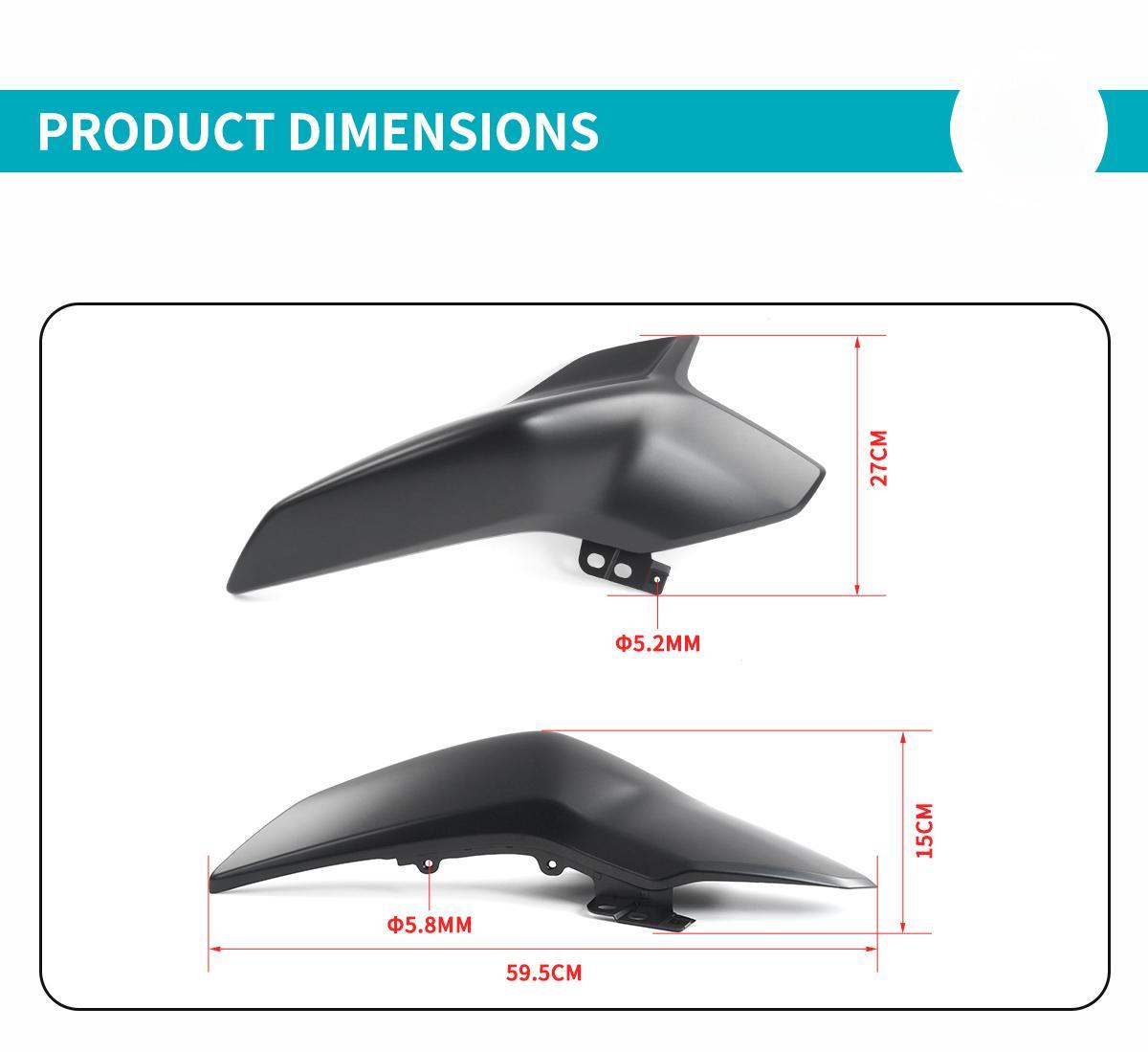 For CFMOTO 800NK L&R Decorative Panel of Fuel Tank, Sapphire Black NK800 CF800 Motorcycle Accessories Original Parts