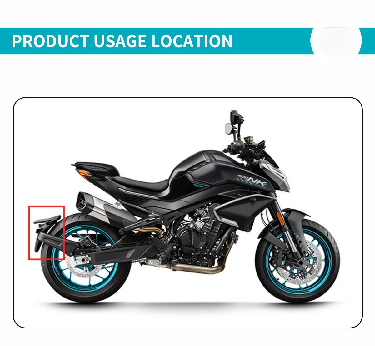 For CFMOTO 800NK Rear License Plate Mounting Plate NK800 CF800 Motorcycle Accessories Original Parts