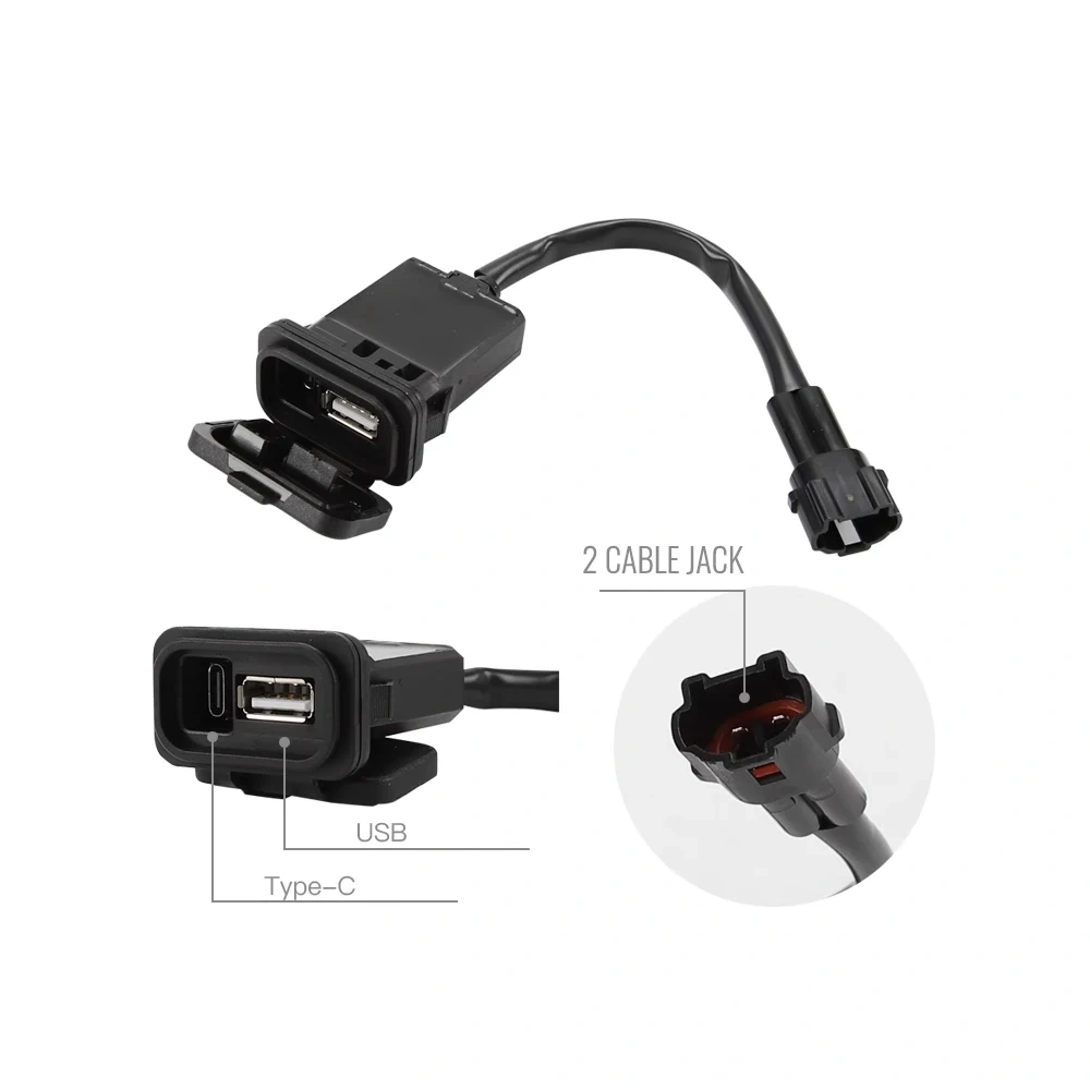 Original Modified Type-C and USB Interface For CFMOTO 500SR Voom 500 SR 450SR 450SS 450NK 800NK Modified USB and Type C  Charger
