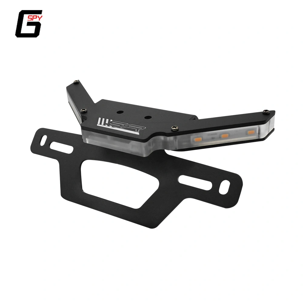 300SR 450SS 450NK Motorcycle License Plate Holder Turn Signal LED Light For CFMOTO 450 SR 300 SS 250 SRS Tail Fender Eliminator