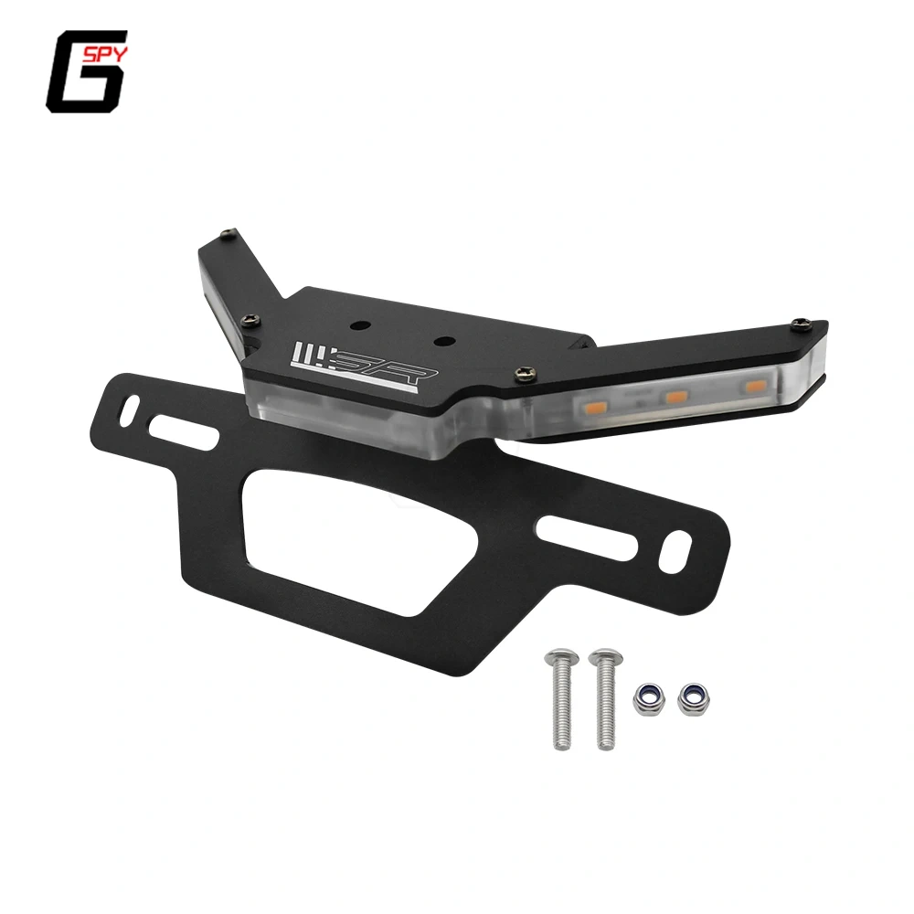 300SR 450SS 450NK Motorcycle License Plate Holder Turn Signal LED Light For CFMOTO 450 SR 300 SS 250 SRS Tail Fender Eliminator