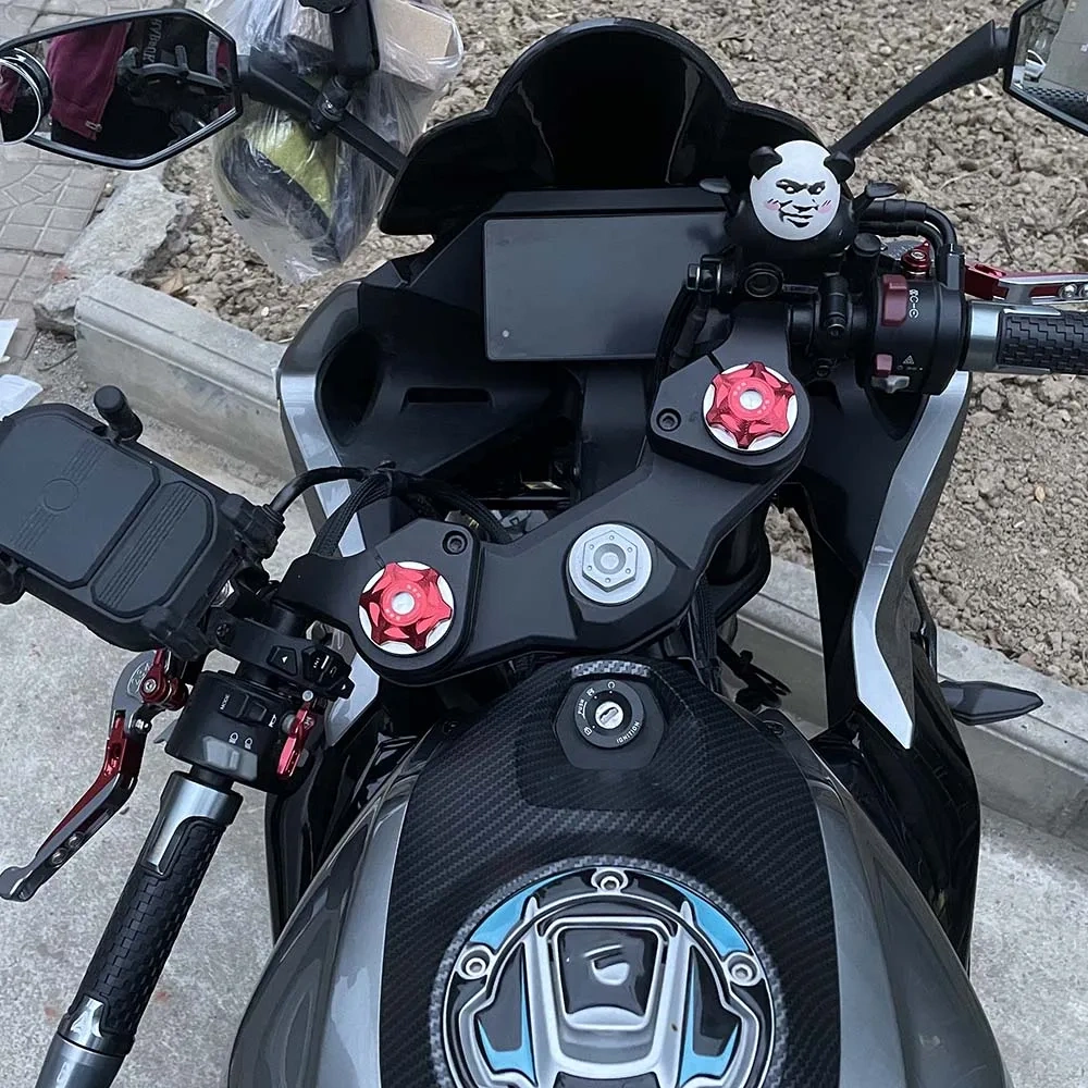 For CFMOTO CF 250SR 250NK 300NK 300SR 300SS NK 250 300 NK SR SS Accessories Front Fork Shock Absorber Decorative Screw Cover Cap