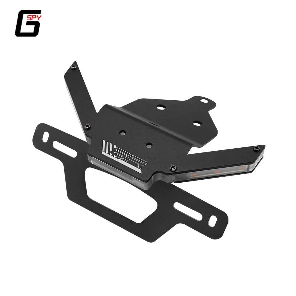 300SR 450SS 450NK Motorcycle License Plate Holder Turn Signal LED Light For CFMOTO 450 SR 300 SS 250 SRS Tail Fender Eliminator