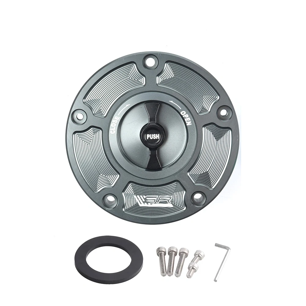 For Spring Breeze CF 250SR 450SR 450SRS Modified Quick Removal Tank Cover 250 450 SR Gas cover Tank Cover Aluminum Alloy Fitting