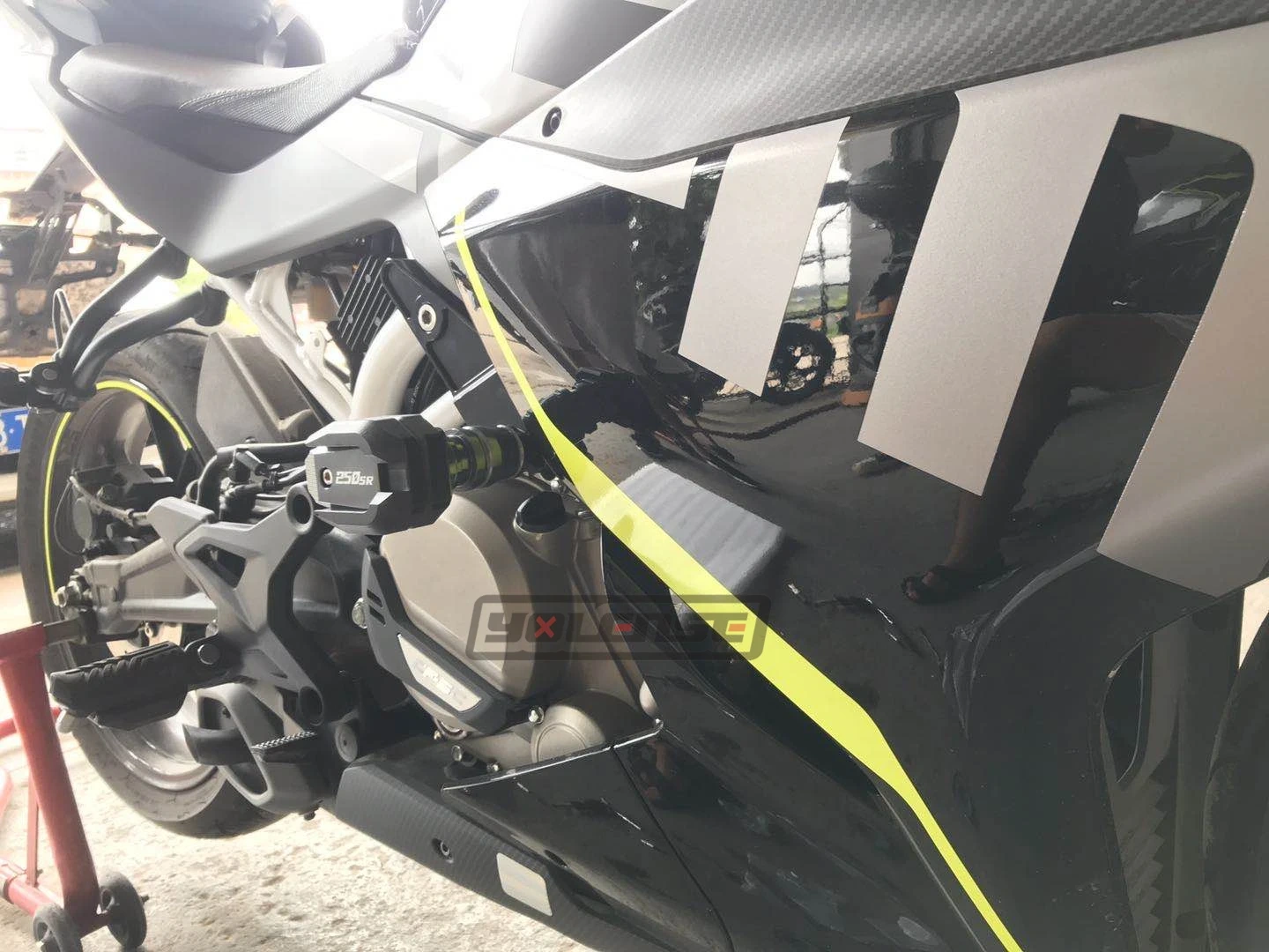For 250SR 250 SR 300SR 300 SR Motorcycle Falling Protection Frame Slider Fairing Guard Crash Pad Protector