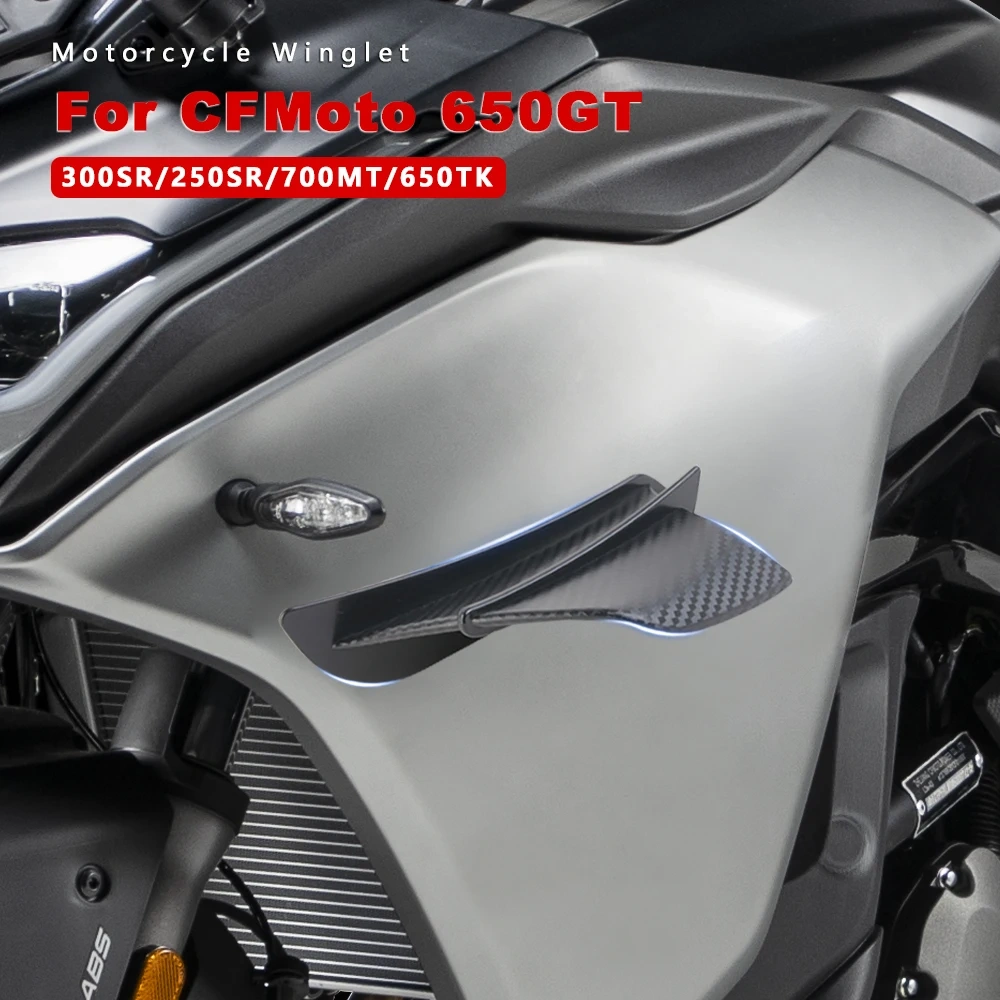 Motorcycle Winglet ABS Plastic Wing Spoiler for CFMoto 650GT 650 GT 300SR 250SR 450SR 450 SR 700MT 700 MT 450SS Accessories