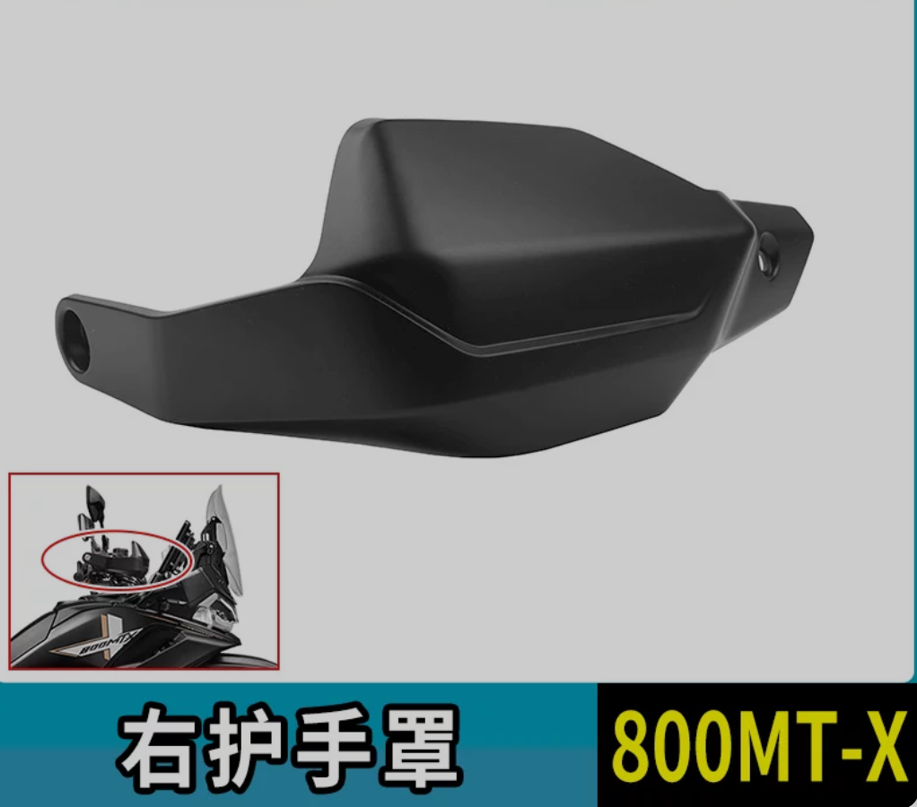 Left and right handle covers and brackets for CFMOTO 800MT-X  