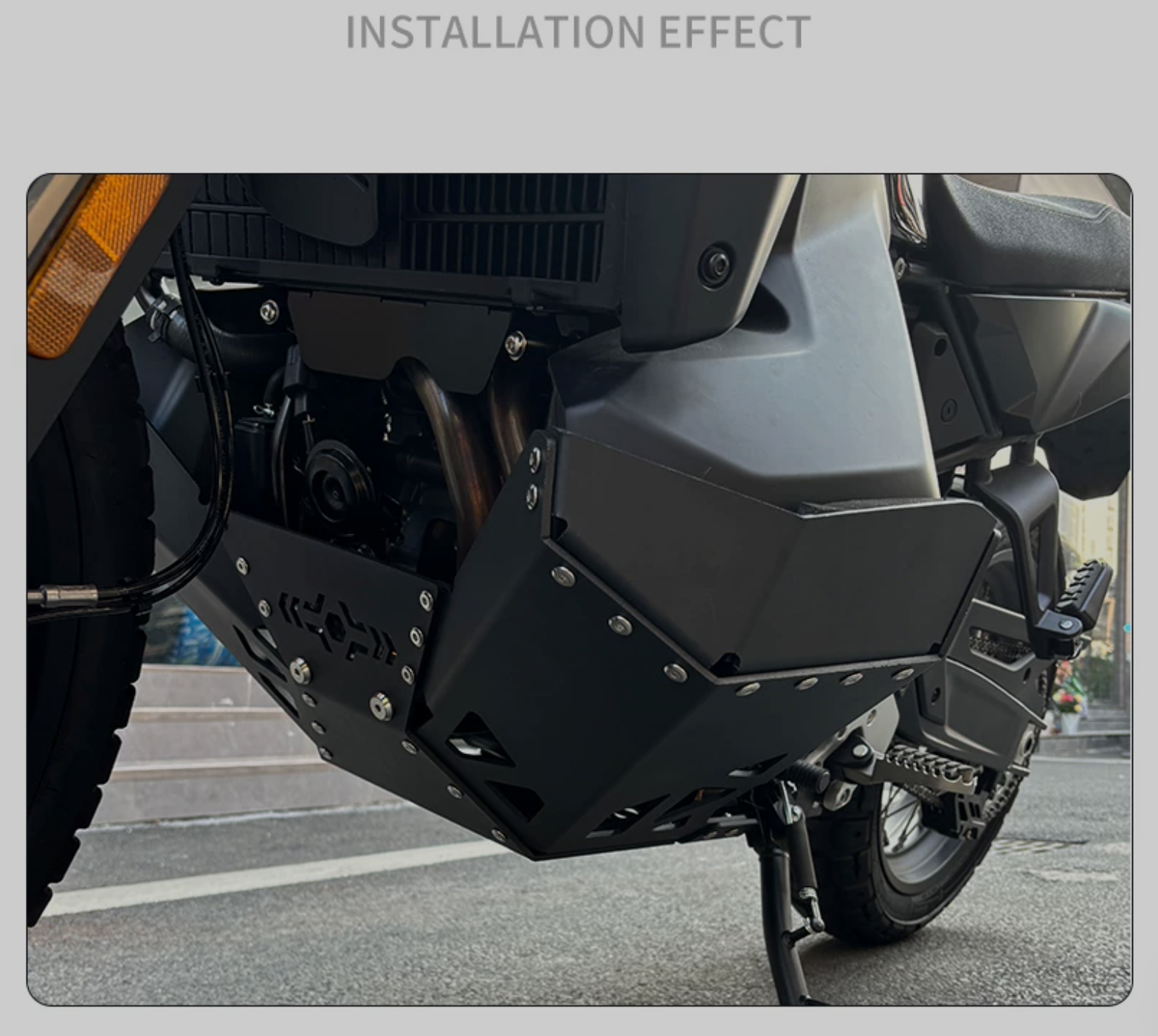 for CFMOTO 800MT-X modified aluminum alloy engine guard and chassis protection cover for motorcycles
