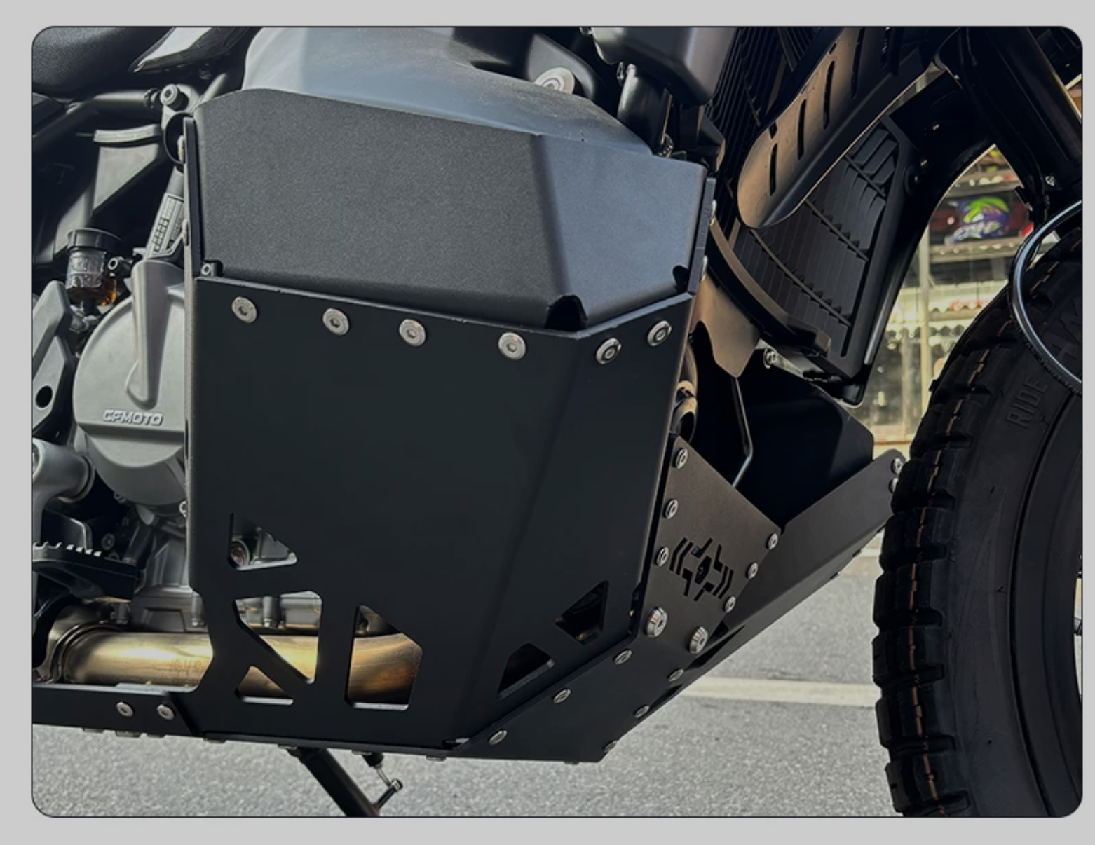 for CFMOTO 800MT-X modified aluminum alloy engine guard and chassis protection cover for motorcycles