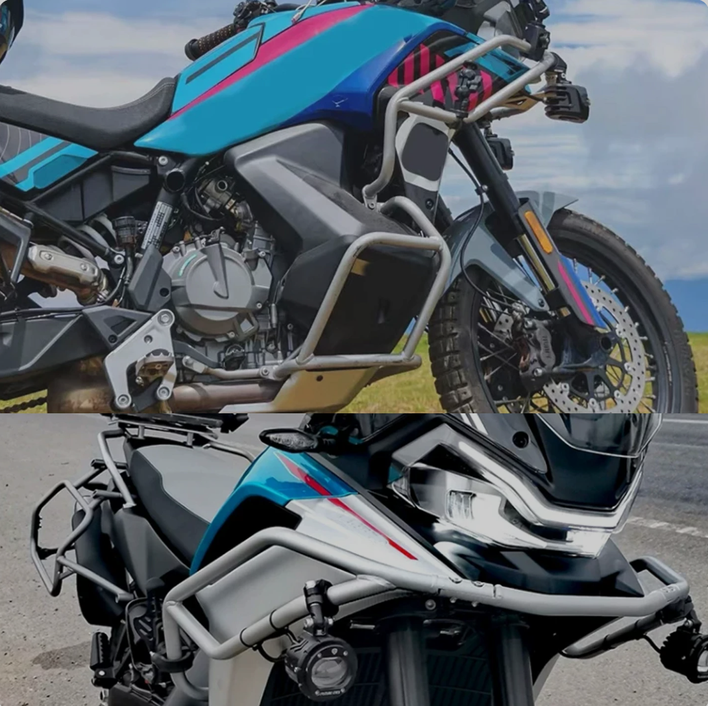 for CFMOTO 800mtx modified bumper, fuel tank bumper, 800MT-X upper and lower protective frame, engine guard plate