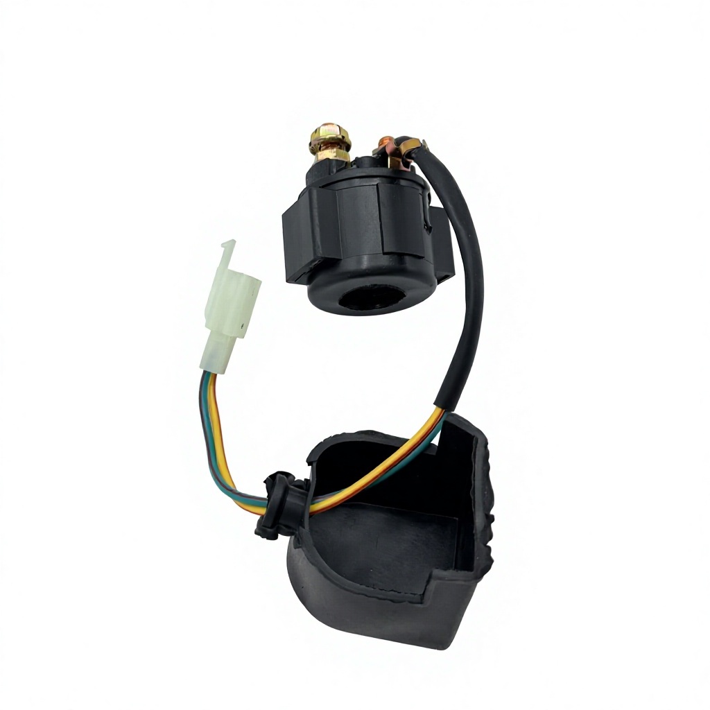 Starter Relay 110cc With Waterproof Cap 12V Solenoid Relay for ATV Go Kart Scooter