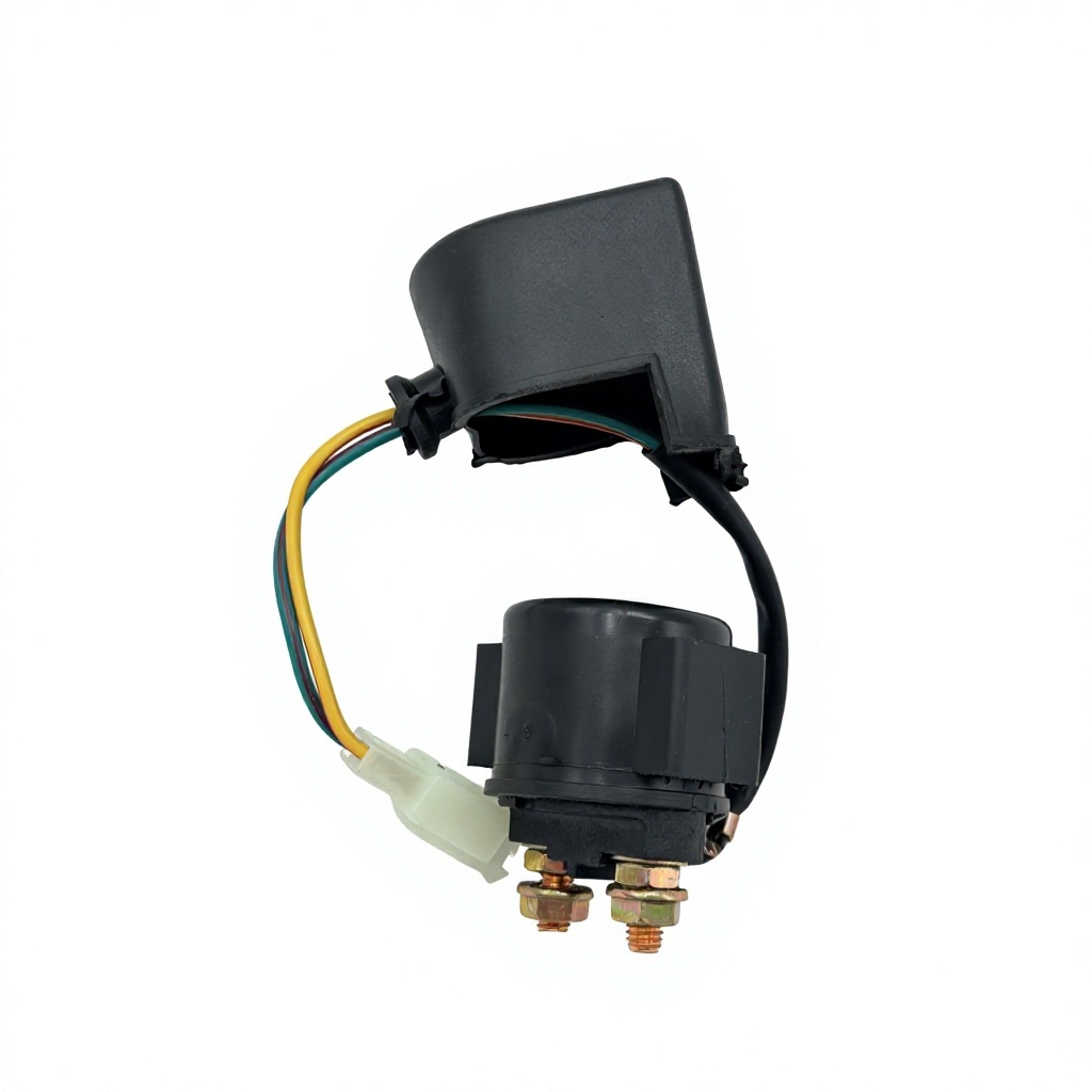 Starter Relay 110cc With Waterproof Cap 12V Solenoid Relay for ATV Go Kart Scooter