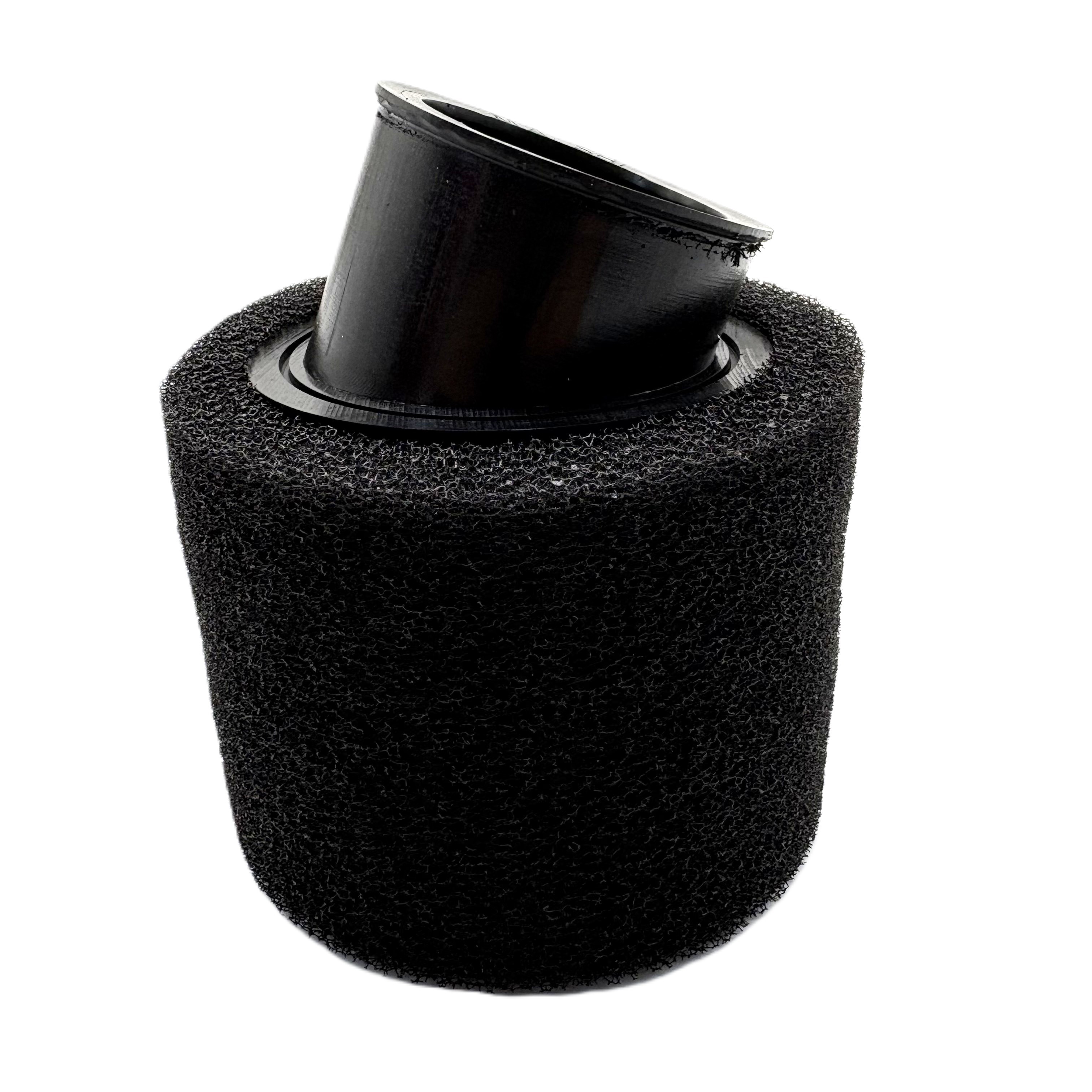 45mm Bent Foam Air Filter Black 45 Degree Angled Sponge Air Cleaner for Pit Bike ATV