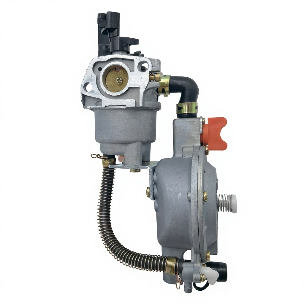 New Motorcycle Dual Fuel Carburetor LPG NG Conversion GX160 for Honda GX200 168F 170F Engine Carb