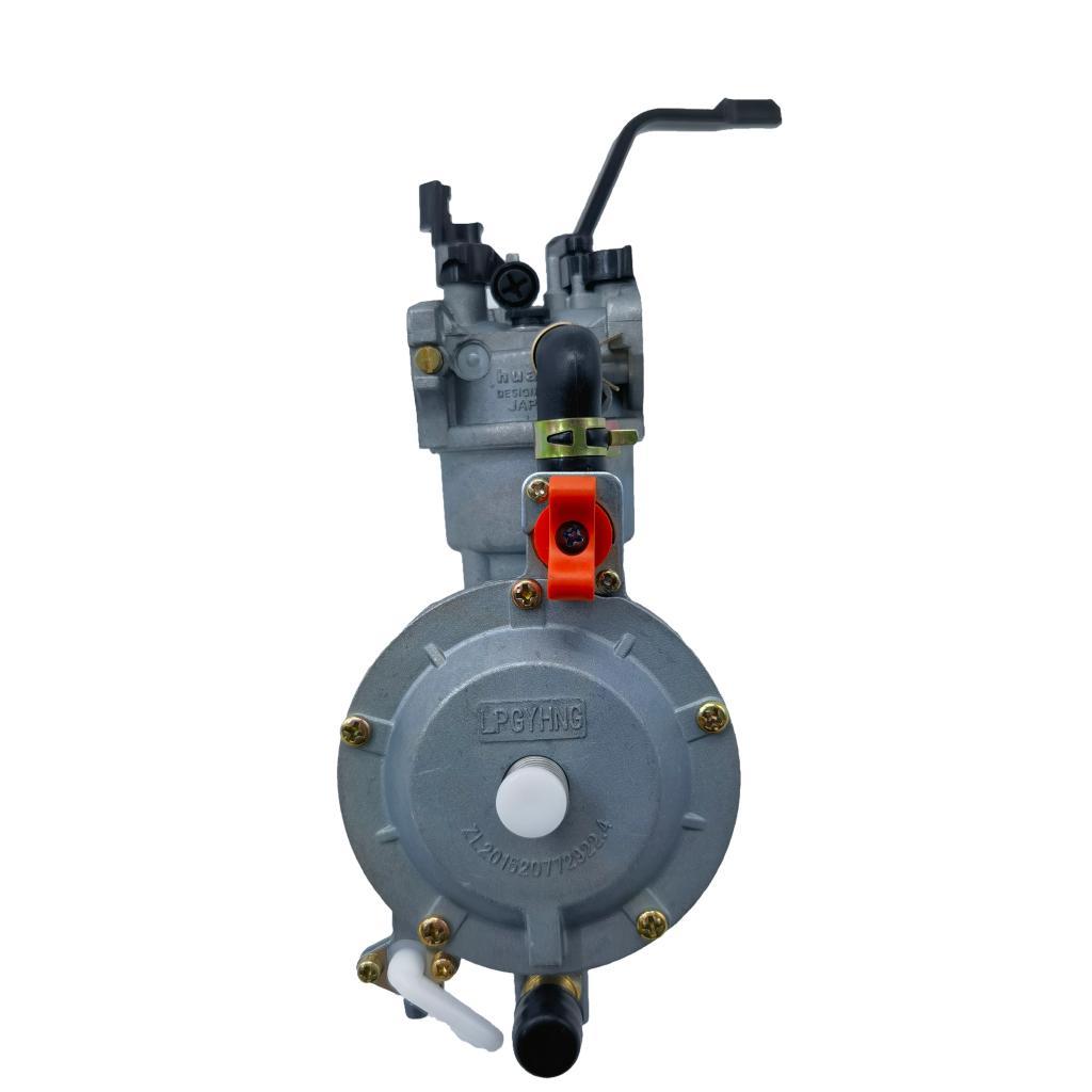 New Motorcycle Dual Fuel Carburetor LPG NG Conversion GX160 for Honda GX200 168F 170F Engine Carb