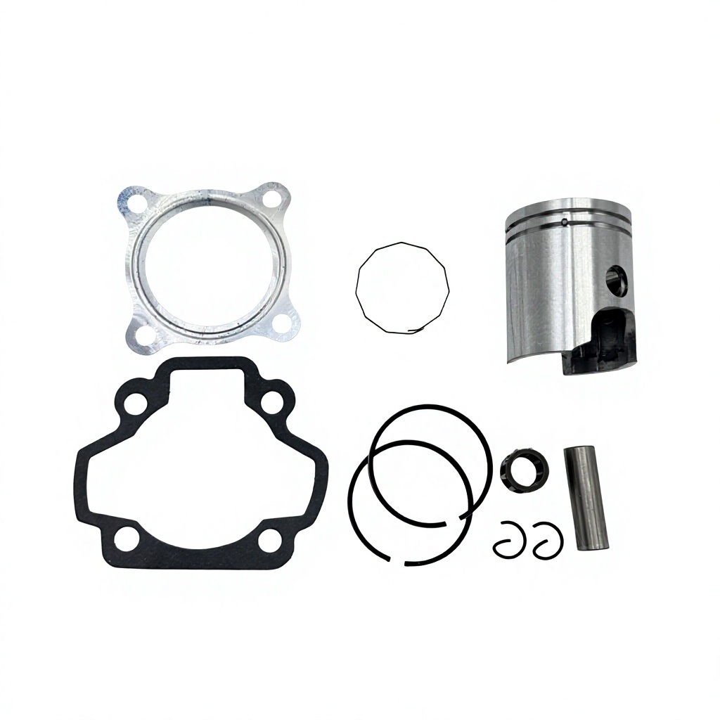Piston Ring Set for Yamaha PW50 & PW 50 Y-Zinger 2-Stroke 50cc UTV Parts Accessories