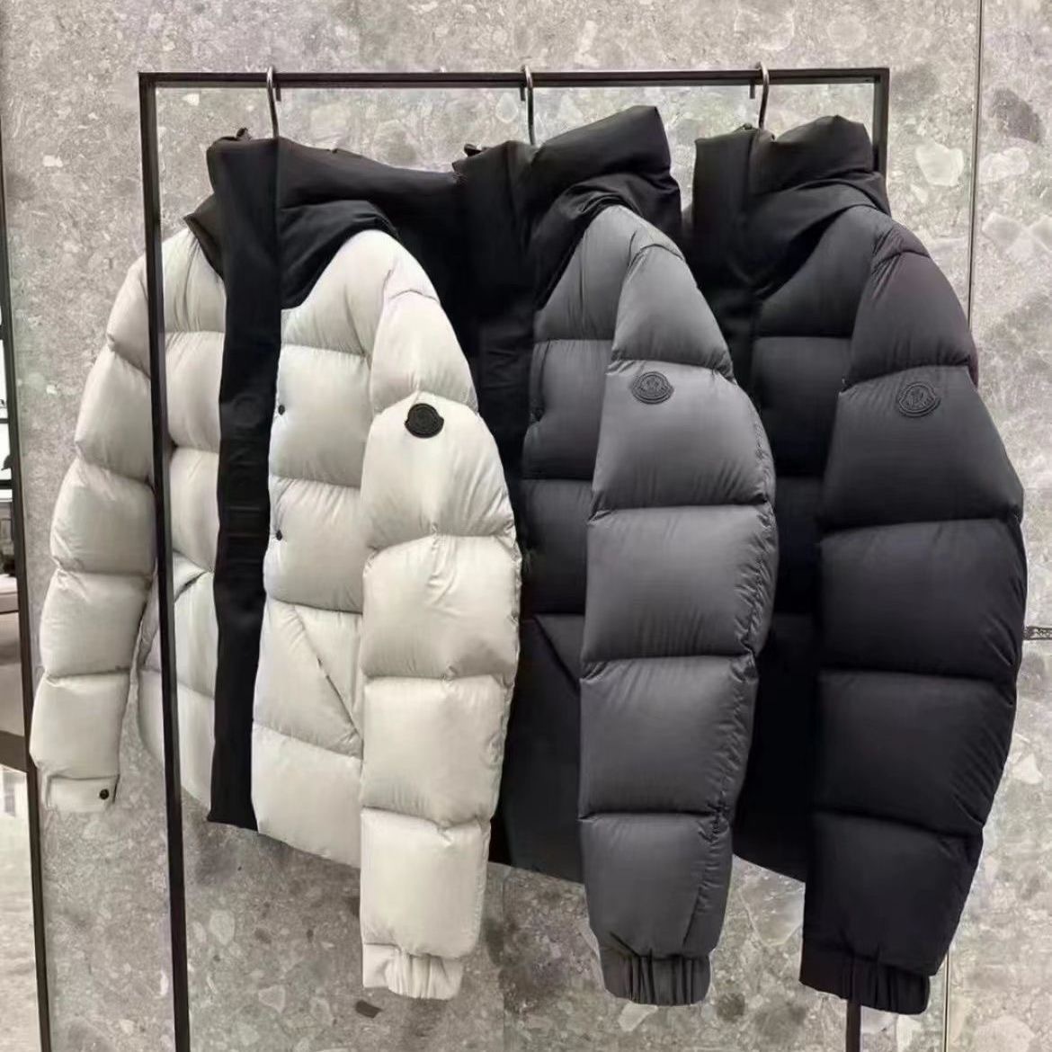 M0ncler black hood jacket 3 colors