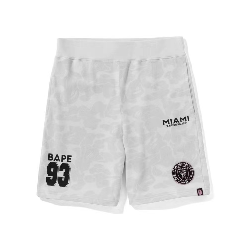 Bape x Miami Collab Shorts Pink Black White