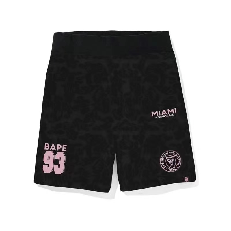 Bape x Miami Collab Shorts Pink Black White