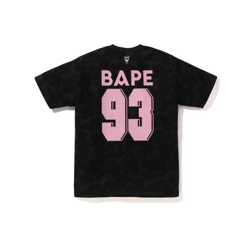 Bape x Miami Collab Shirts Pink Black White