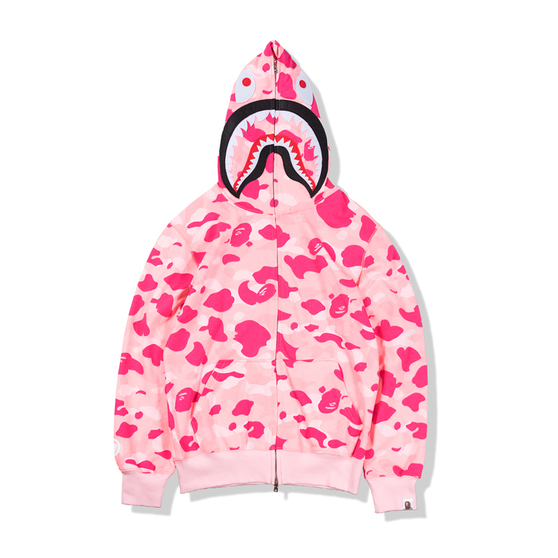 Bape Full Camo Shark Hoodie 6 Colors
