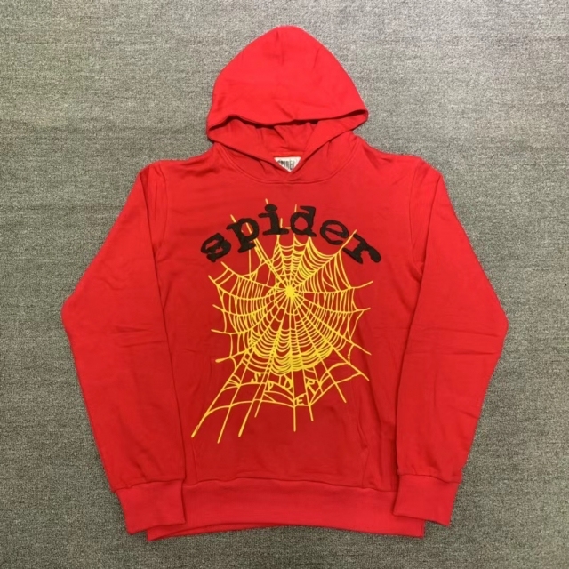 Sp5der Spider Worldwide Red Net Hoodie/Pants