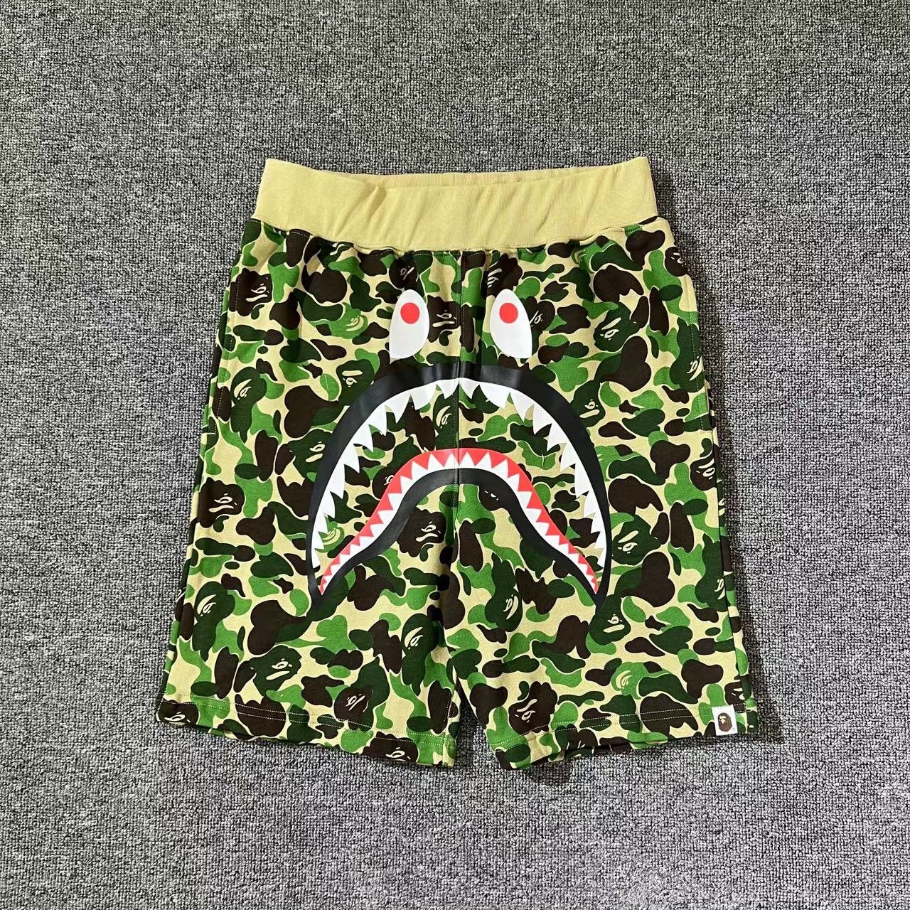 Bape shark face shorts