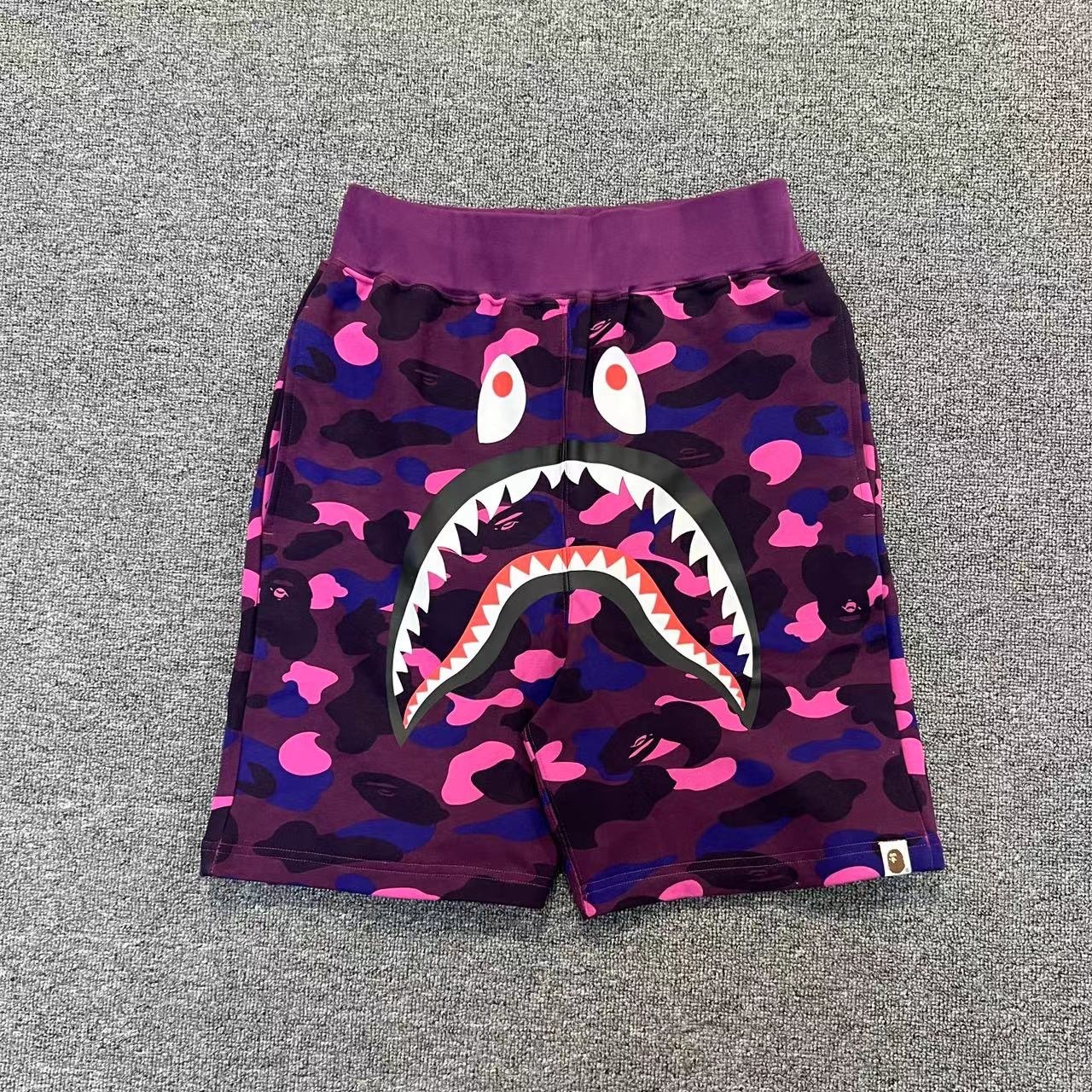 Bape shark face shorts