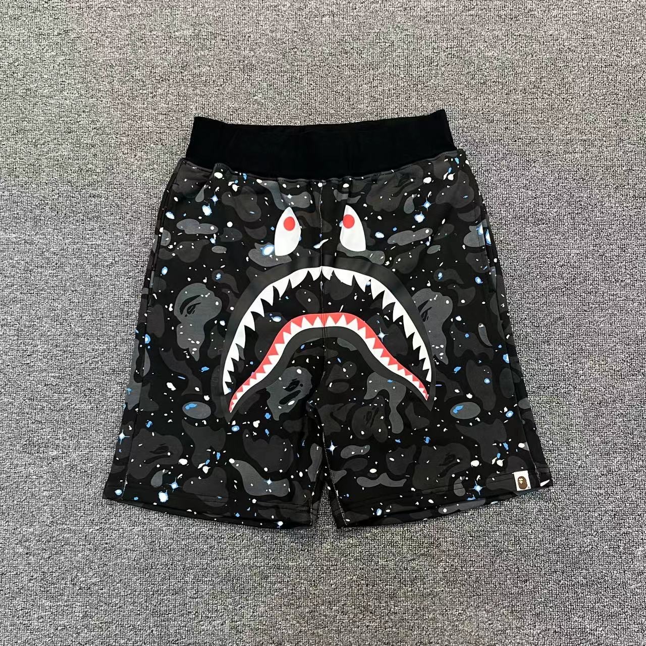 Bape shark face shorts