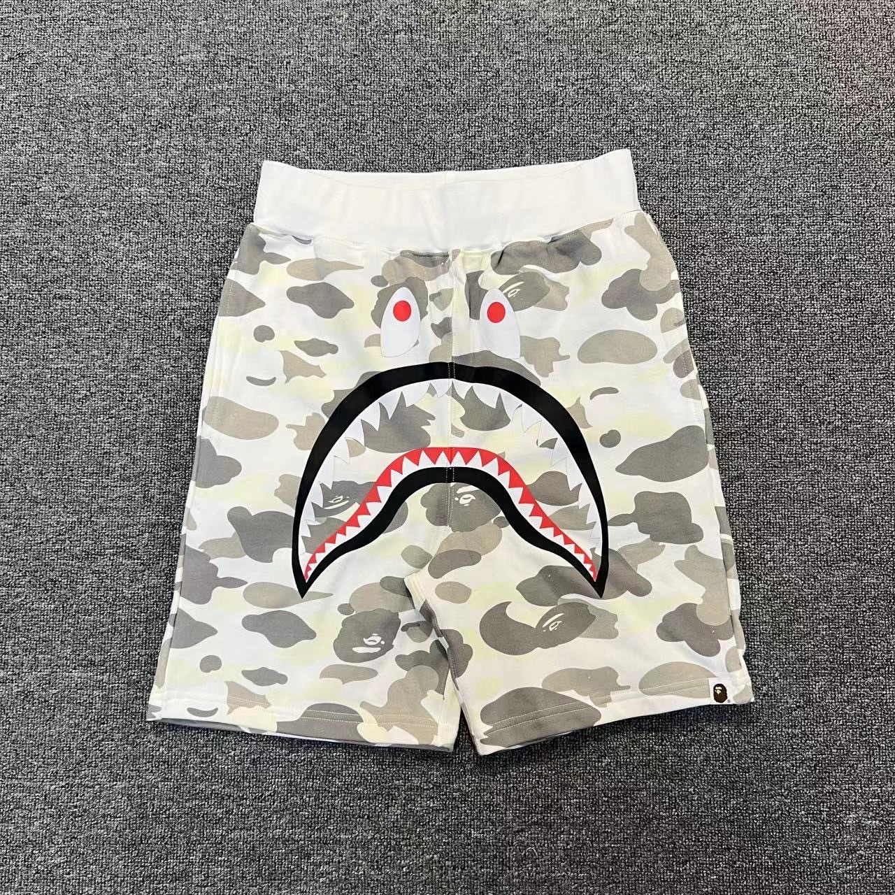 Bape shark face shorts