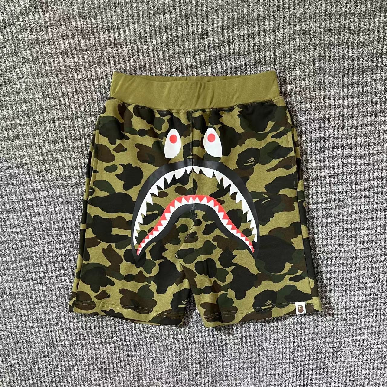 Bape shark face shorts