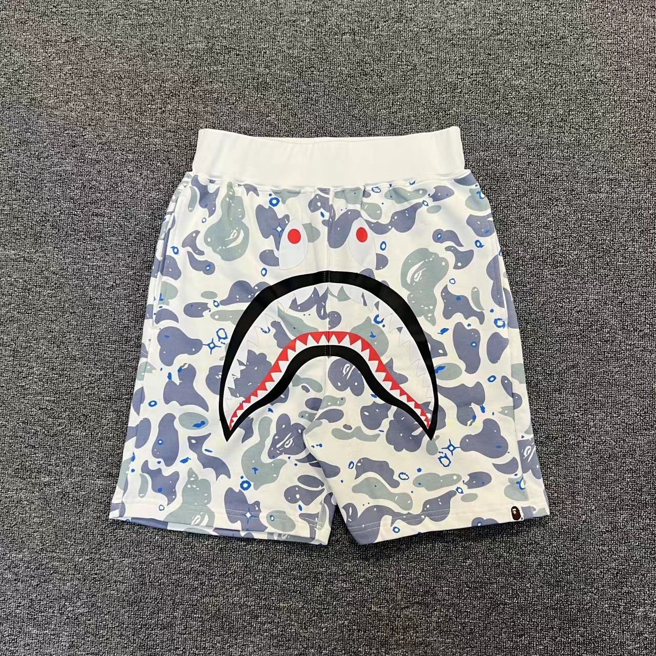 Bape shark face shorts