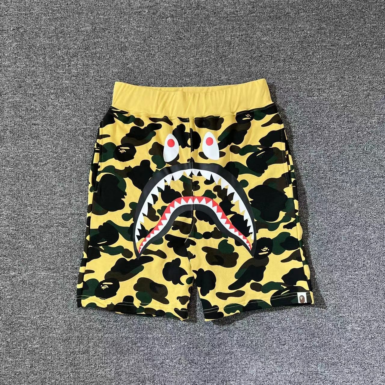Bape shark face shorts
