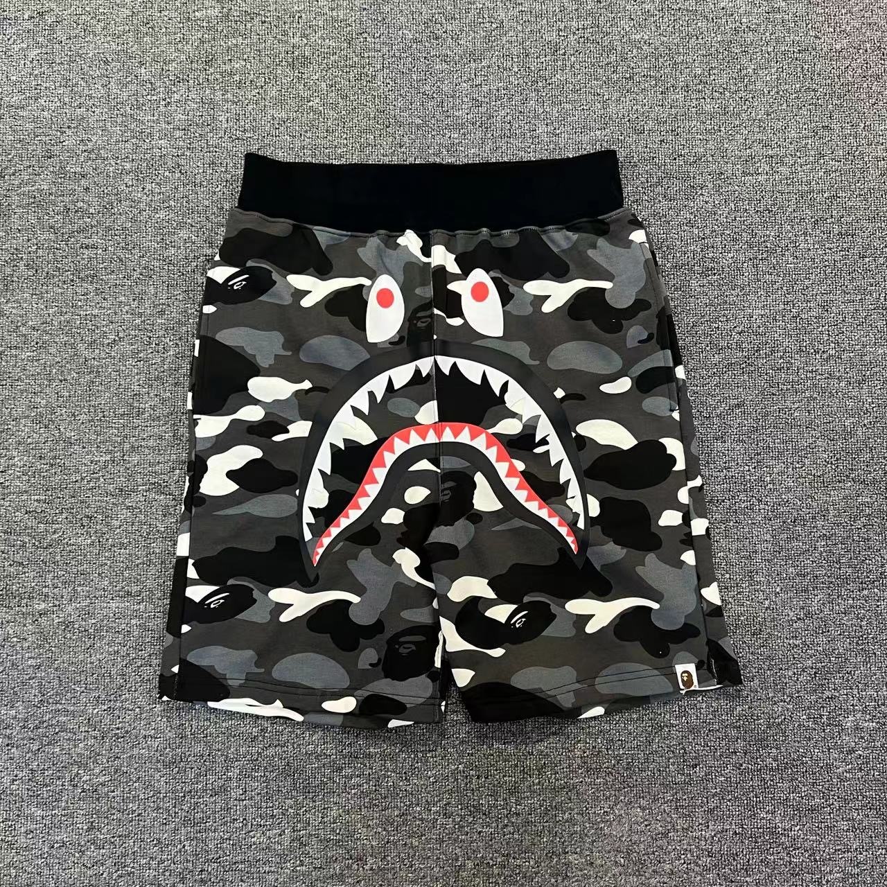 Bape shark face shorts