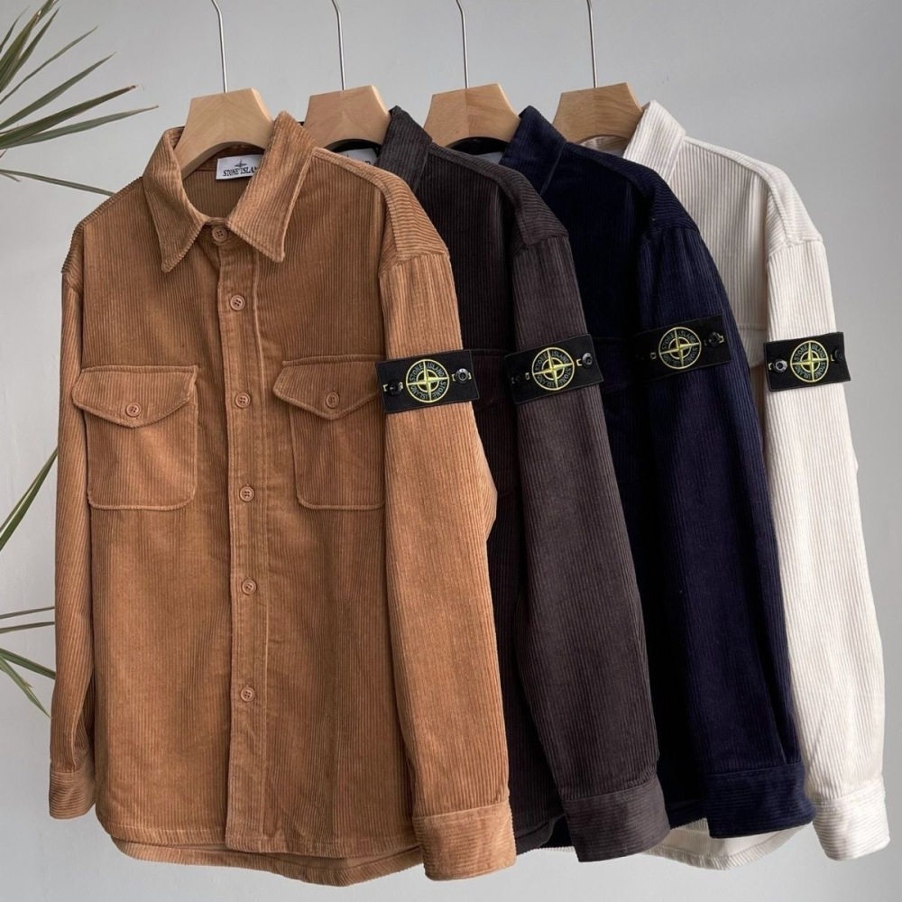 Stone Island corduroy shirt 4 colors