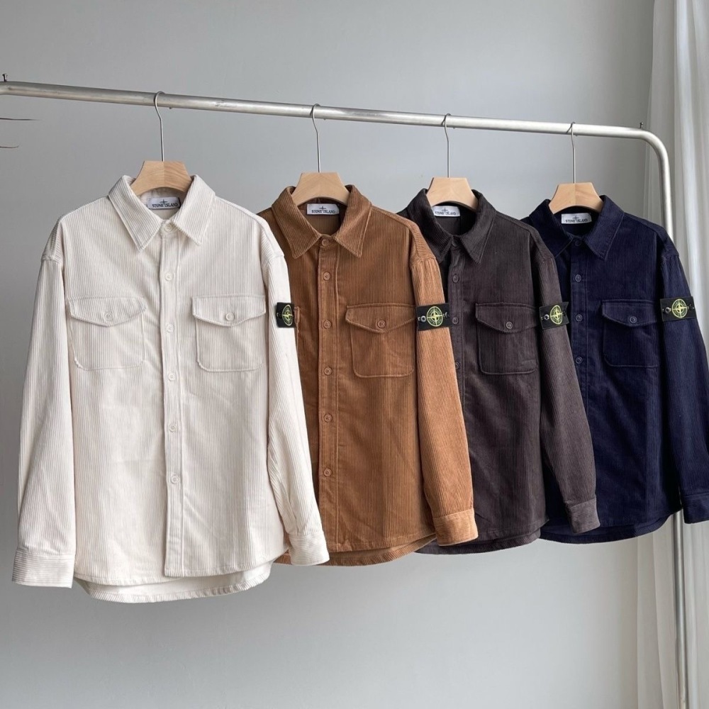 Stone Island corduroy shirt 4 colors