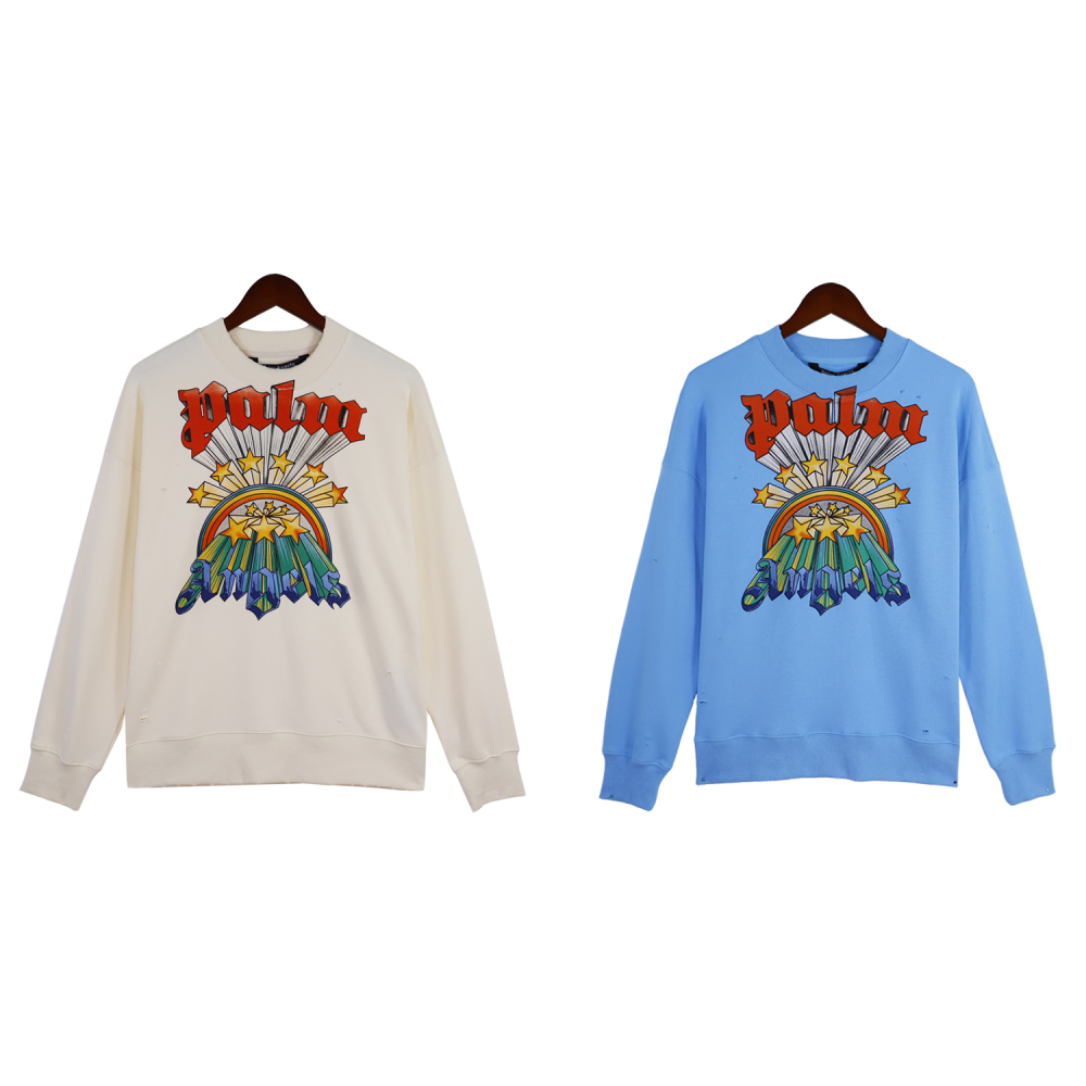 Pa Rainbow Star Crewneck