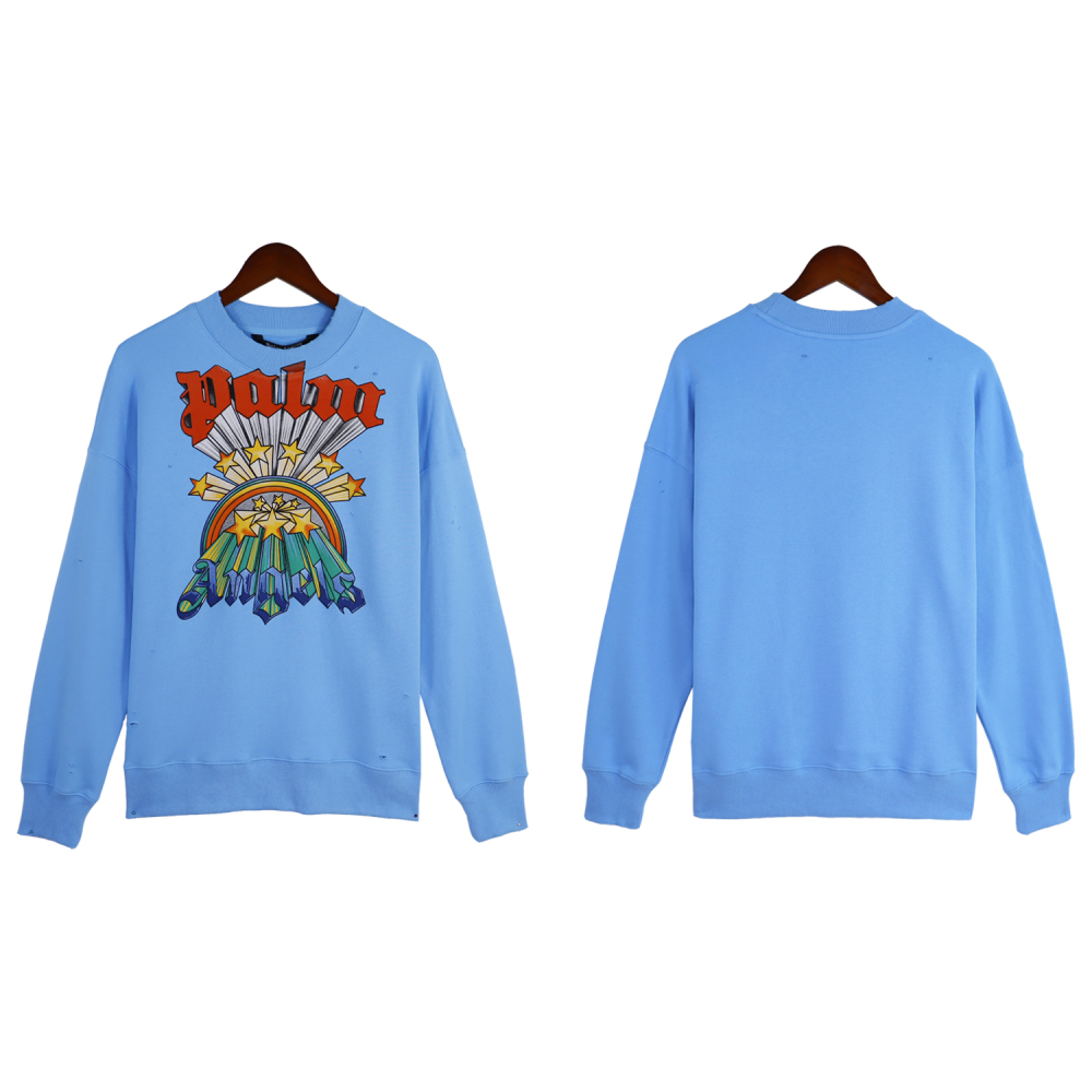 Pa Rainbow Star Crewneck