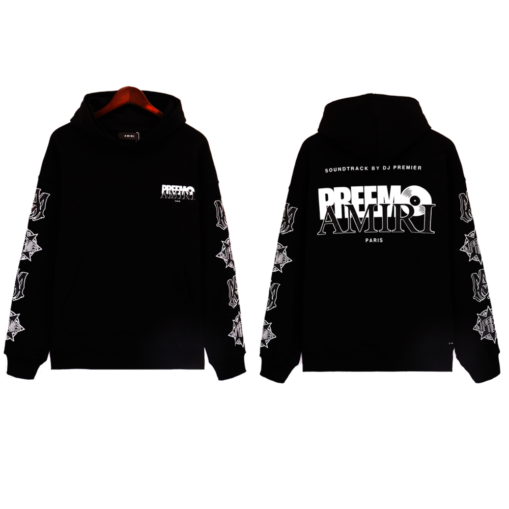 Amiri Preemo Amiri Hoodie Black